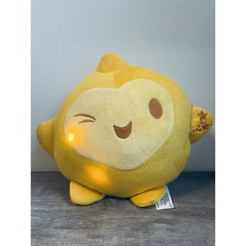 Disney Wish Hug & Wish Star 10-Inch Glowing Plush Soft Star Soothing Night Light